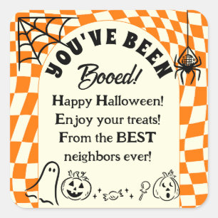 Adesivo Quadrado Retro, nós fomos boiados. Você foi o Jogo Booed