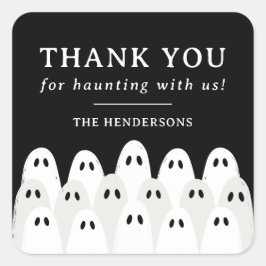 Adesivo Quadrado Reunindo Fantasmas Obrigado A Favor