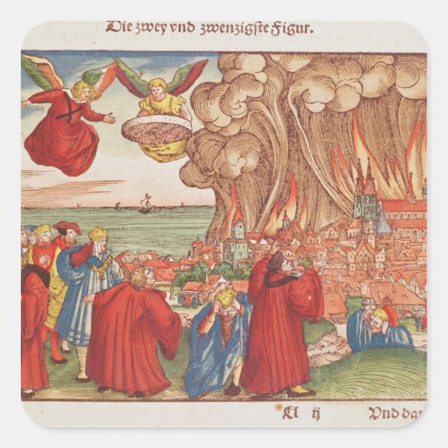 Adesivo Quadrado Revelação (Frente)