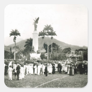 Adesivo Quadrado Revelacão do memorial de guerra