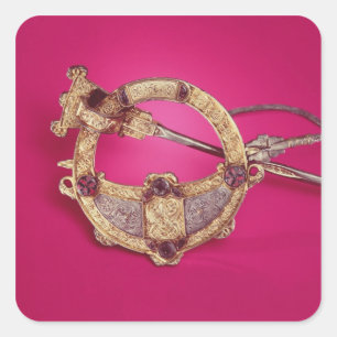 Adesivo Quadrado Reverso do broche de Tara