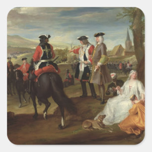 Adesivo Quadrado Revisão dos mosqueteiros pretos