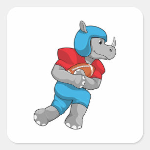 Adesivo Quadrado Rhino no Futebol