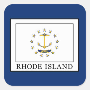 Adesivo Quadrado Rhode - ilha