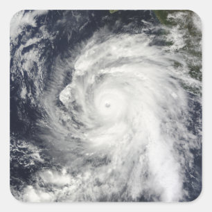 Adesivo Quadrado Rick do furacão a sudoeste da Baixa Califórnia