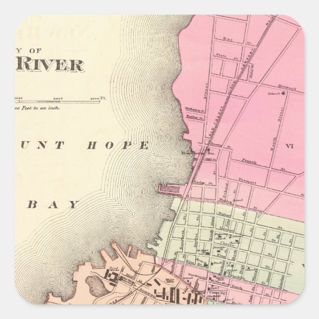 Adesivo Quadrado Rio Fall (Frente)