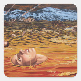 Adesivo Quadrado Rio Inferno