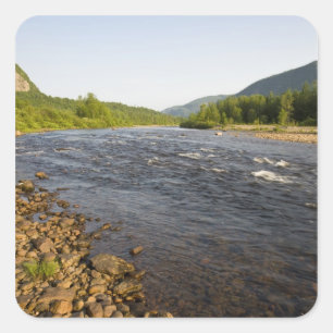 Adesivo Quadrado rio St. Marguerite no Parc du Saguenay.