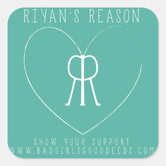 Adesivo Quadrado Riyan's Reason Square Sticker