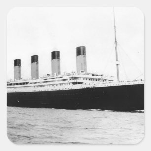 Adesivo Quadrado RMS Titanic