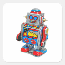 ADESIVO QUADRADO ROBOT STICKER