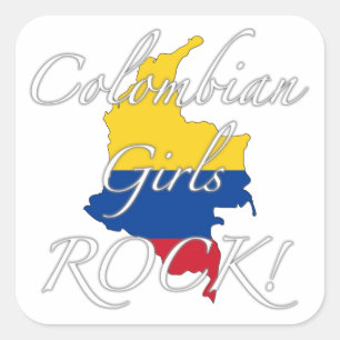 Adesivo Quadrado Rocha colombiana das meninas!