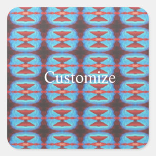 Adesivo Quadrado Rochas vermelhas Navajo Thunder_Cove Air Freshener