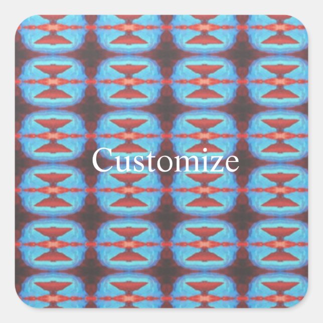 Adesivo Quadrado Rochas vermelhas Navajo Thunder_Cove Air Freshener (Frente)