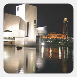Adesivo Quadrado Rock and Roll Hall of Fame & Museum, Cleveland OH