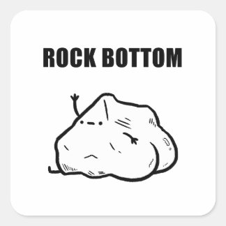 Adesivo Quadrado Rock Botny Geology Pun Sticker