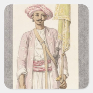 Adesivo Quadrado Rocket Man of Tipoo Sultan (1750-99), c.1793-4 (c/