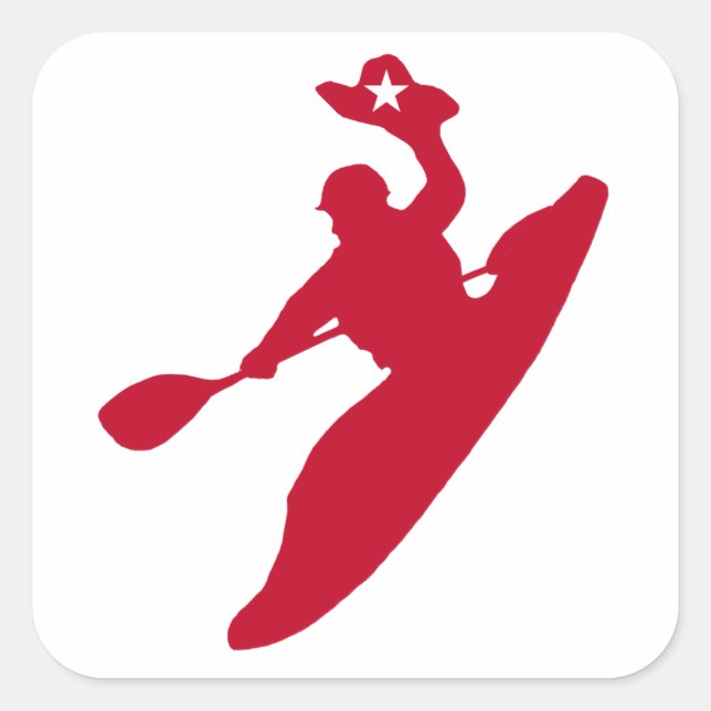 Adesivo Quadrado Rodeo Kayak (Frente)