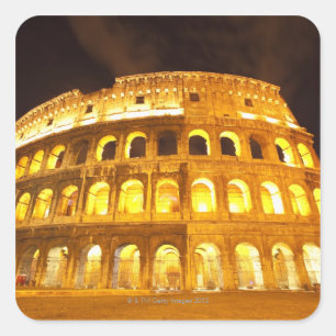 Adesivo Quadrado Roma, Italia 8