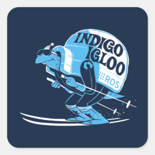 Adesivo Quadrado ROS Indigo Igloo
