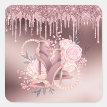 Rosa Dourada Glitter Drives Surpresa