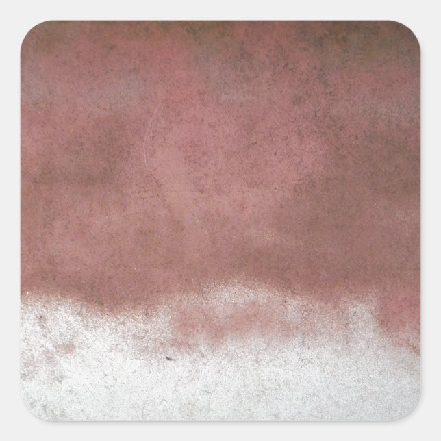 Adesivo Quadrado rosa e branco deluxe personalizados (Frente)