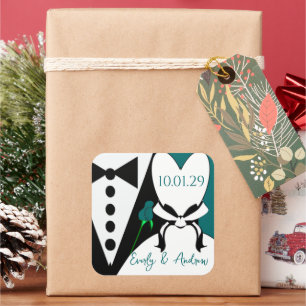 Adesivo Quadrado Rosa Muda de cor para coordenar com o seu evento!