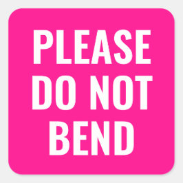 Adesivo Quadrado Rosa não dobre a moda simples negócios modernos