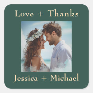 Adesivo Quadrado 🌹 Rosa Romance: Art Nouveau Splendor