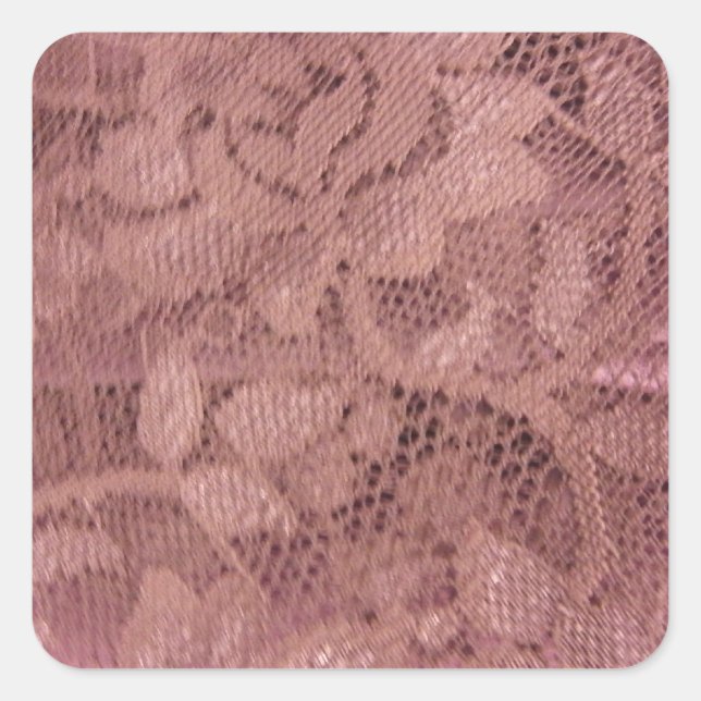 Adesivo Quadrado Rosa Rosa (Frente)