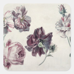 Adesivo Quadrado Rosas de Alma-Tadema