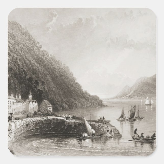 Adesivo Quadrado Rosstrevor Pier (Frente)