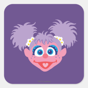 Adesivo Quadrado Rosto da Abby Cadabby