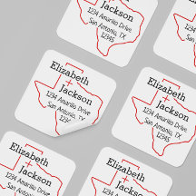 Rótulo de Endereço do Casal Silhouette do Raider R