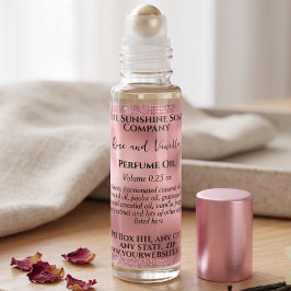 Adesivo Quadrado rótulo de frasco de perfume com glitter e folha ro