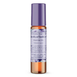 Adesivo Quadrado Rótulo de frasco de rolo de perfume do jardim de l
