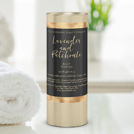 Adesivo Quadrado Rótulo de Garrafa de Cosméticos de Folha de Ouro P