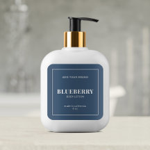 Rótulo de Produto de Cor Editável de Borda Branca