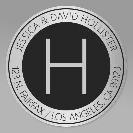 Adesivo Quadrado Rótulo de Produto ou Endereço de Devolução Faux Si