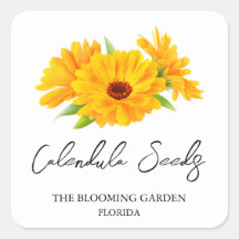 Rótulo de Sementes de Calendário