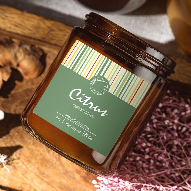 Adesivo Quadrado Rótulo de Vela do Abstrato de Negócio das Linhas d (Criador carregado)