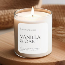 Rótulo de Vela Mínima Moderna