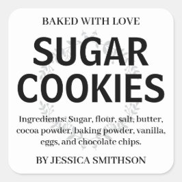 Adesivo Quadrado Rótulo Personalizado de Homemade HM001_02sqv1