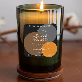 Adesivo Quadrado Rótulos de empacotamento de produtos modernos Círc