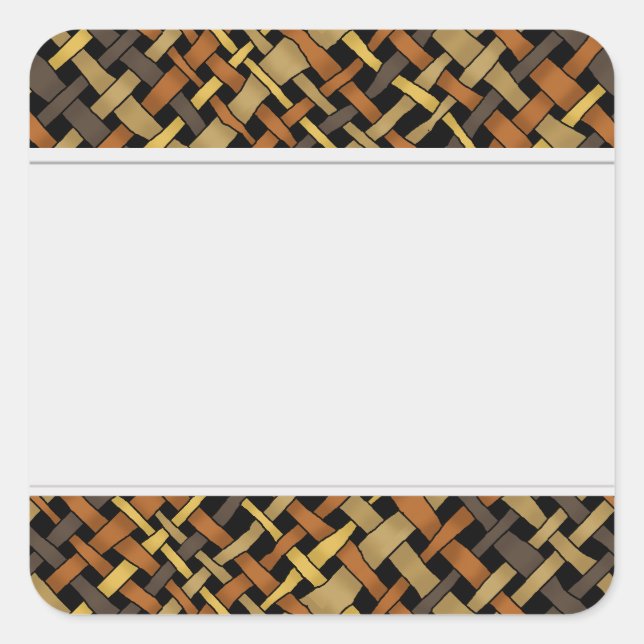 Adesivo Quadrado Rótulos Rásticos De Quebra Gráfica (Frente)