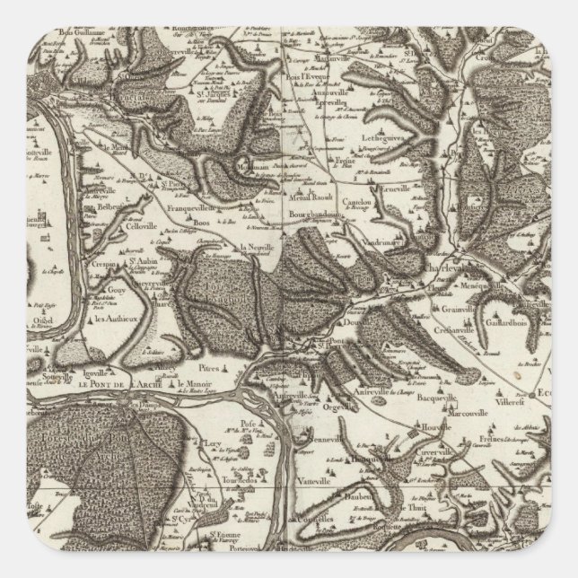 Adesivo Quadrado Rouen (Frente)