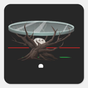 Adesivo Quadrado Roupa lateral para móveis brilhantes