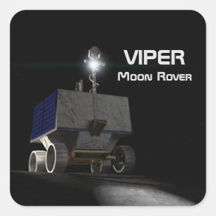 Adesivo Quadrado Rover da Lua VIPER