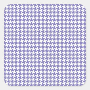 Adesivo Quadrado Roxo Moderno Houndstooth em Emporiomoffa