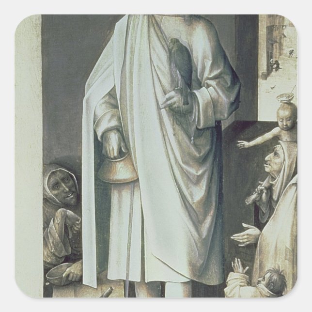 Adesivo Quadrado Rua. Bavo, Exterior da Direita (Frente)